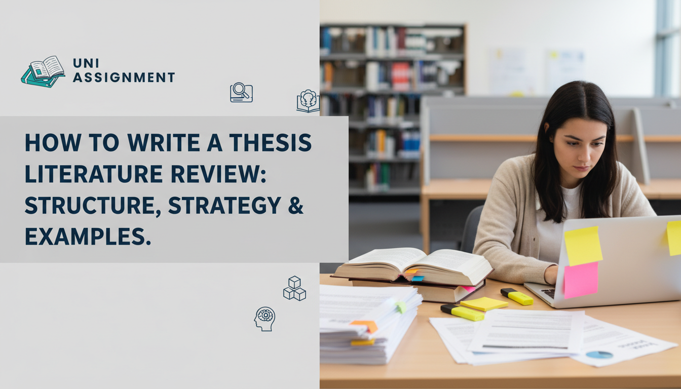 How to Write a Thesis Literature Review: Structure, Strategy, and Real Examples for UK Students